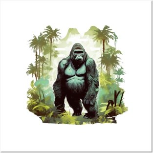 Black Gorilla Posters and Art